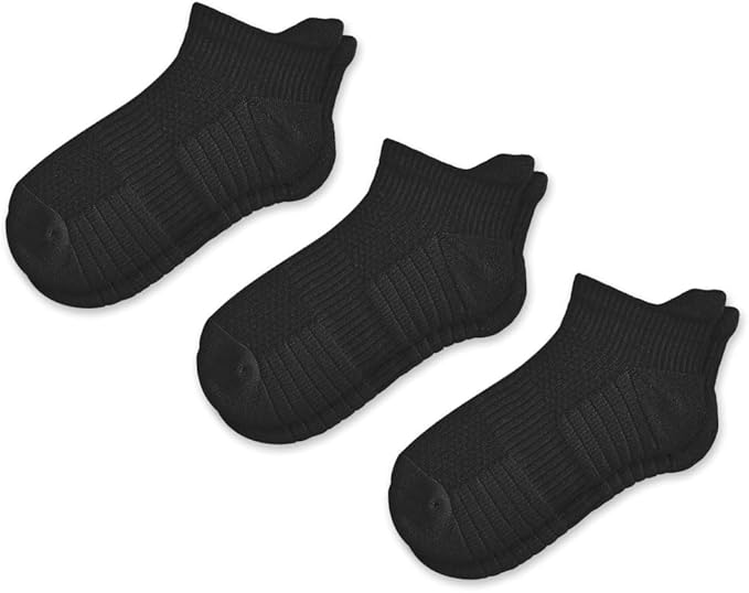 Viasox Ankle Compression Socks for Women & Men 3 Pack, 14 mmHg Support Improves Circulation, Extra Cushioned - Image 2
