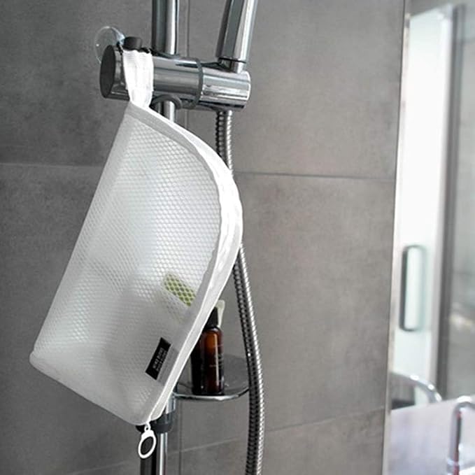 GANPUB 1Pc Travel Toothbrush Storage Bag, Portable Travel Cosmetic Bag Toilet Pouch, Toothbrush Toothpaste Cosmetics Storage Bag Case Container Toothbrushes and Accessories（White） - Image 4