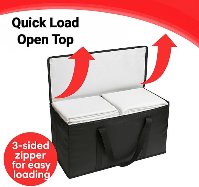 BAG-THAT! 8 - Pack Heavy Duty Large Moving Bags, with Strong Zipper and Comfortable Handles Durable & Sturdy Clothes packing Storage Bags Totes Bins Packing Moving Boxes College Supplies for moving. - Image 5