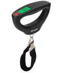 110lb 50kg Portable Digital Hanging Luggage Weight Scale Postal Scales, 2 AAA Batteries (Not Included) (Black) by Mougerk