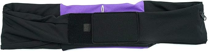 3 Pocket Adjustable Running Belt Waist Pack, Fanny Pack For Working Out With Sweat Resistant Backing, Holds All iPhone Models - Image 3