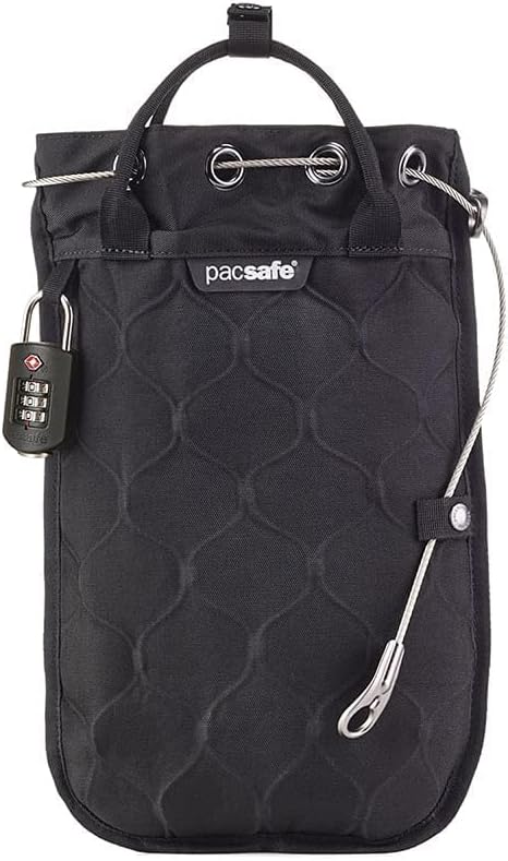 Pacsafe Travelsafe Gii 3 Liter Portable Safe (Black) by Pacsafe