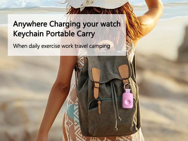 i.VALUX Portable Charger for Apple Watch, Wireless Magnetic iWatch Charger | Compact Charging, 1000mAh Battery Power Bank,On The Go,Keychain Travel Essential, for iWatch Series 11/10/9/8/7/6/5/4/3/2/SE - Image 5