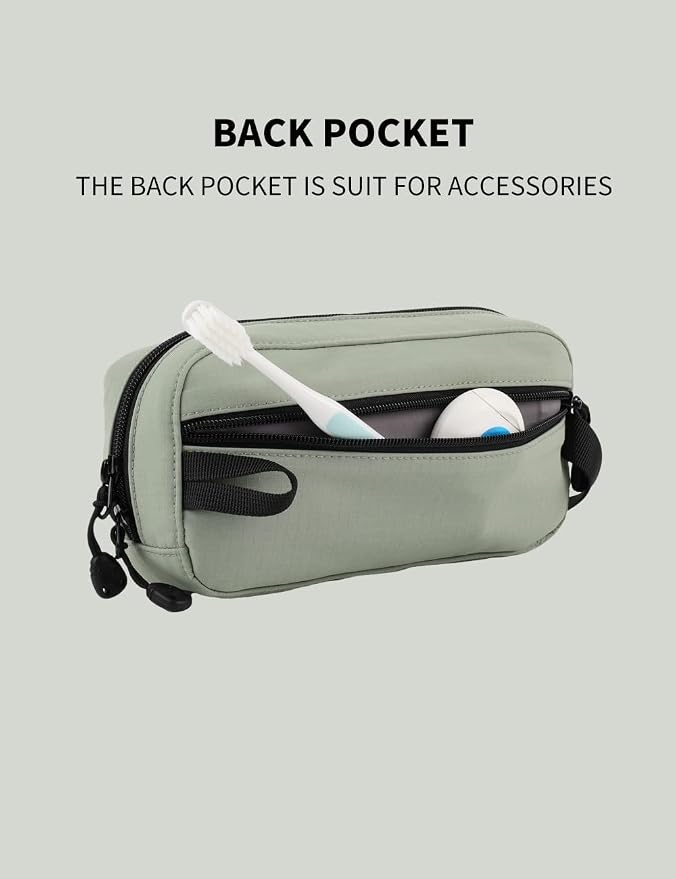 GOX Travel Toiletry Bag Dopp Kit Case for Men Multifunction Packing Organizer Pouch (Mint Green) - Image 7