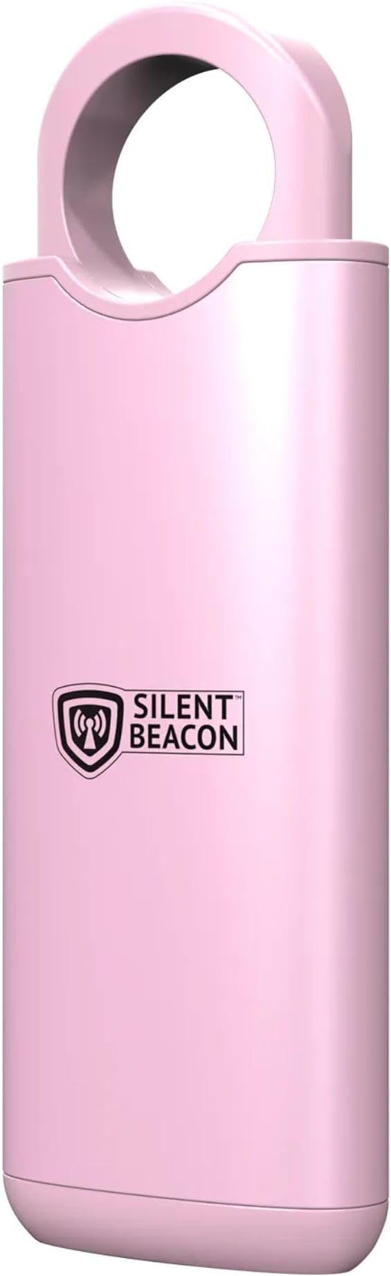 Personal Safety Alarm by Silent Beacon – 135dB Siren, Flashing Light, Pull & Vibration Activation, USB-C Rechargeable Keychain (Pink) - Image 2