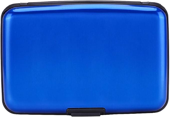 RFID Blocking Credit Card Protector Case Holder Wallet for Men Women | RFID Blocking Credit Card Protector Aluminum ID Case Hard Shell Business Card Holders Metal Wallet for Men or Women by ELFISH