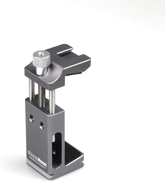 Cinema Mount Mini Smartphone Rig & Aluminum Alloy Grip Handle, Cell Phone Tripod Adapter, Standard Cold Shoe Mount, Tripod Mount, Fit Arca Swiss Compatible with iPhone 11 12 Pro Max - Image 8
