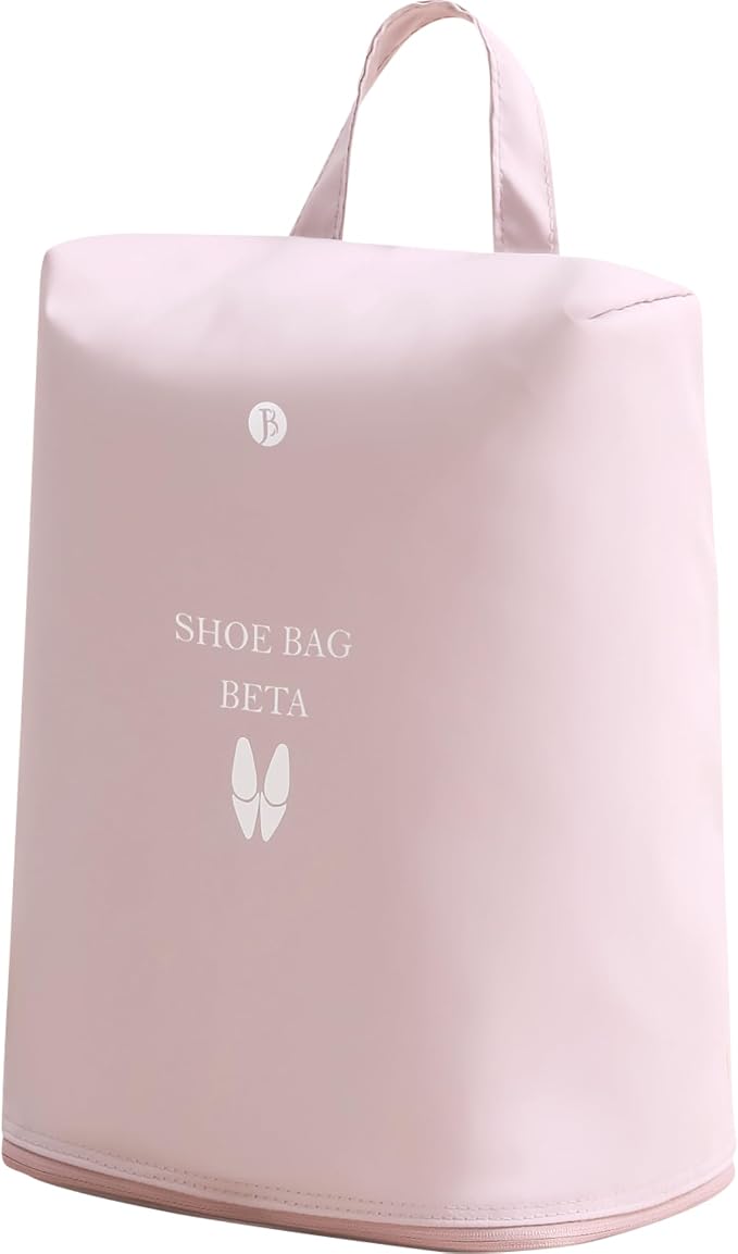 tianzong Shoe Bags for Travel, Waterproof Shoe Storage Organizer with Zipper for Men and Women (1 Pack, Pink) by tianzong