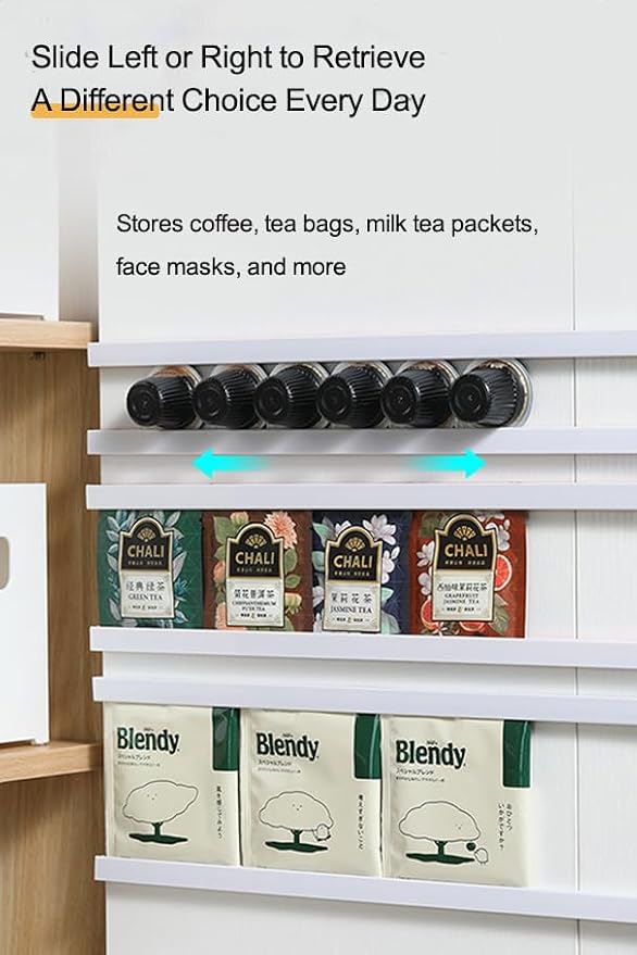 Adhesive U-Shaped Storage Strip – 60cm (23.6") Cuttable Wall Mount Organizer with Self-Adhesive Back, Space-Saving Rack for Kitchen, Cabinet Doors, and Bathroom Storage (No Drilling Needed) - Image 6