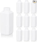 8oz/250ml Leak Proof Plastic Bottles with Caps for Liquids Sample, Reusable Small Bottles Containers for Travel, Camping and Hiking (White, 10 Pcs) by UMETASS