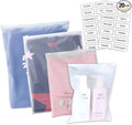 Belit 20 Pcs Travel Luggage Organizer Bags, 4 Sizes Packaging Bags for Clothing, Cosmetics, Toiletries, Reusable Plastic Zipper Bags for Hospital Bag, Travel Storage, Home Storage by Belit