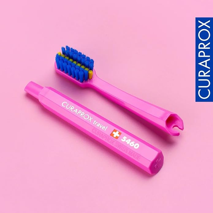 Curaprox Ortho Travel Set, Pink, Set with CS 5460 Ortho, Toothpaste, IDB | Curaprox 5460 Ortho Ultra-Soft Toothbrush, Interdental Brushes, BeYou Toothpaste, 9.5 x 6cm (3.7 x 2.3 inch), Swiss Oral Care - Image 7