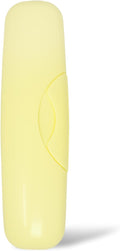 RADIUS Toothbrush Travel Case for Big Brush/Original/Scuba Brushes, BPA-Free Recycled Plastic, Portable for Bathroom, School, Home, Camping - Lemon Yellow (ONLY fits the Big Brush/Original/Flex/SCUBA) by RADIUSCorporation