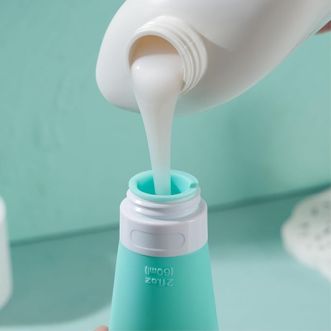 INSFIT Travel Bottles for Toiletries, TSA Approved 3oz Travel Size Containers, BPA Free Leak Proof Squeezable Silicone Tubes for Shampoo Conditioner Lotion Body Wash with Labels - Image 3
