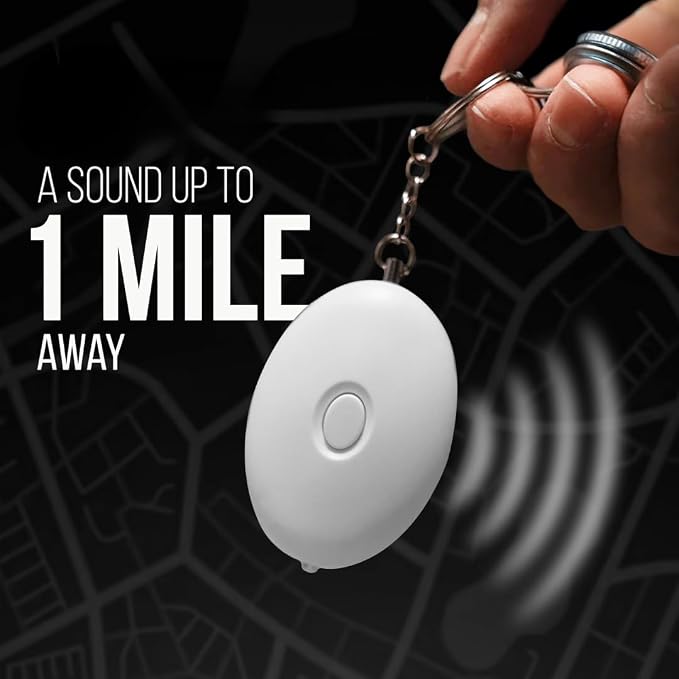 Personal Alarm Keychain, 125dB Safety Siren for Women - Image 6