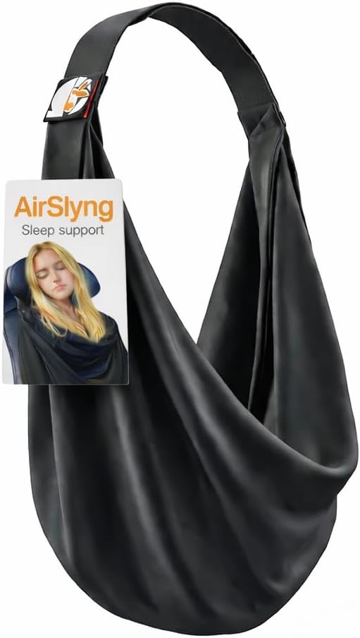 The Slyng-Premium Travel Blanket System – Airplane Sleep Support, Blanket Body Sling for Deep Sleep | Ultra-Soft, Breathable, Compact Carry-On Travel Essential for Long Flights and Car Road Trips by AirSlying