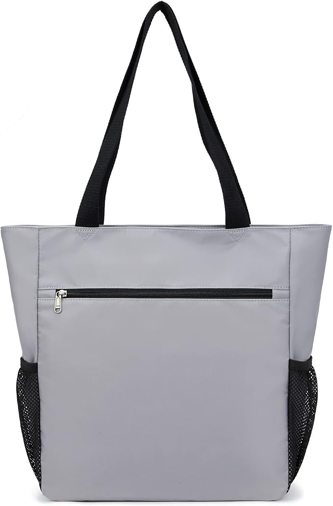 ETidy Large Capacity Foldable Tote Bag With Zipper | Water-resistant, Lightweight, Sandproof, Beach Bag, Gym Bag, Travel Shopping Bag - Image 2