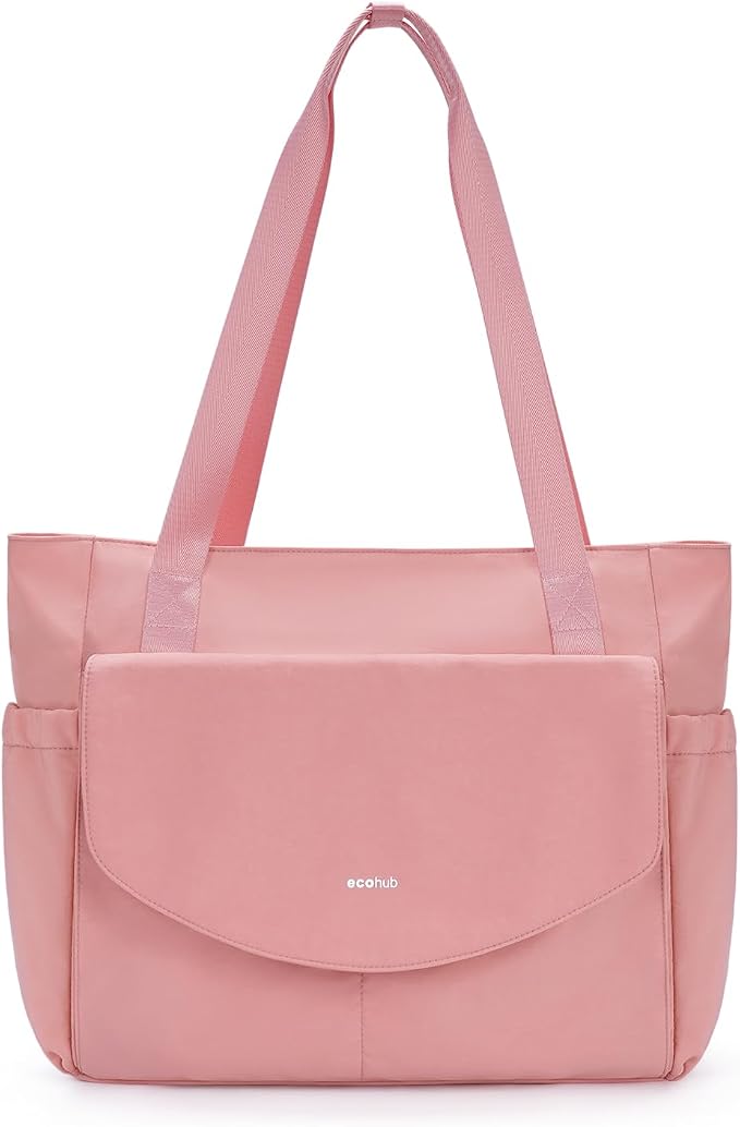 ECOHUB Tote Bag for Women Work Tote Bag with Laptop Compartments Lightweight Shoulder Bag Handbag for Travel College Teacher by ECOHUB