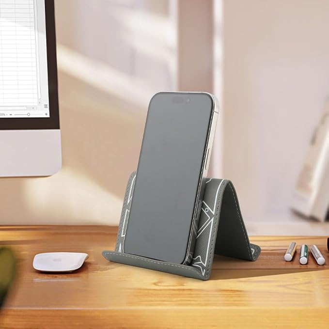 Airplane Phone Holder Flexible Flight Cell Phone Holder and Flexible Tablet Stand Airplane Travel Essential Accessories for Most Smartphones, Tablets(Color:Grey) - Image 8
