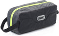 GOX Travel Small Toiletry Bag for Men Nylon Dopp Kit Medicine Bag Travel Organizer Pouch Shave Kits for Teens Toiletry Essentials Bathroom Compact (Black, 9.8 * 4.3 * 3.3 Inches) by GOX