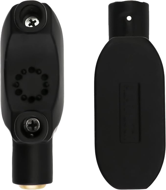 QWORK Alarm Lock, 110 dB Anti-Theft Security Padlock, 2 Pack Door Motorcycle Bicycle Padlock, Universal Security Siren Alarm Lock with 3 Keys (Black) - Image 8