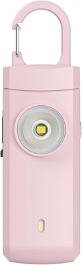 Rechargeable Personal Alarm for Women - Christmas Birthday Gifts for Women, Daughter, College Student, Teen Girl, Elders, Kids, Siren Alarm, USB Charging, Pink by ANKOSHUN