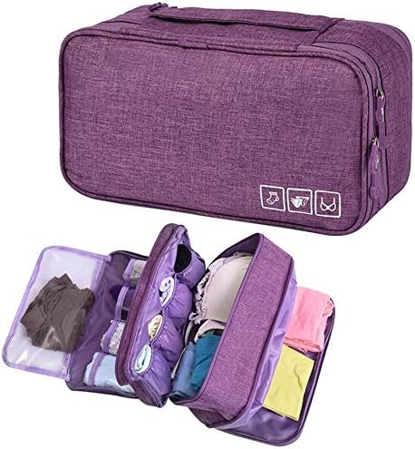 Portable Underwear Bra Storage Bag Waterproof Travel Organizers Multi-Layer Toiletry Packing Cube - Image 6