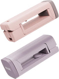 MiiKARE Travel Essentials Airplane Phone Holder, Universal Handsfree Phone Mount for Flying with 360 Degree Rotation, Travel Must Haves Phone Stand for Desk, Tray Table, Purple&Pink by MiiKARE
