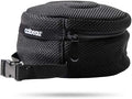 Cabeau Deluxe Travel Neck Pillow Case Premium Compact Carrying Case, Compresses Pillow in Half - Quick-Release Clasp Attaches to Carry-On Bags - Mesh Pocket Holds Travel Accessories, Black, Red, Red by Cabeau