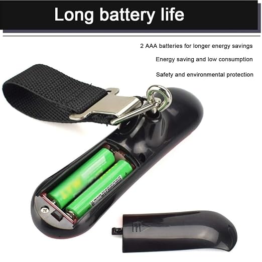 Digital Luggage Scale with Tape Measure – Portable 110 lb Suitcase Weight Scale for Travel - Image 4