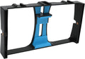 aqxreight Portable Handheld Smartphone Video Stabilizer Rig for Livestreaming and Vlog Use (Blue) by aqxreight