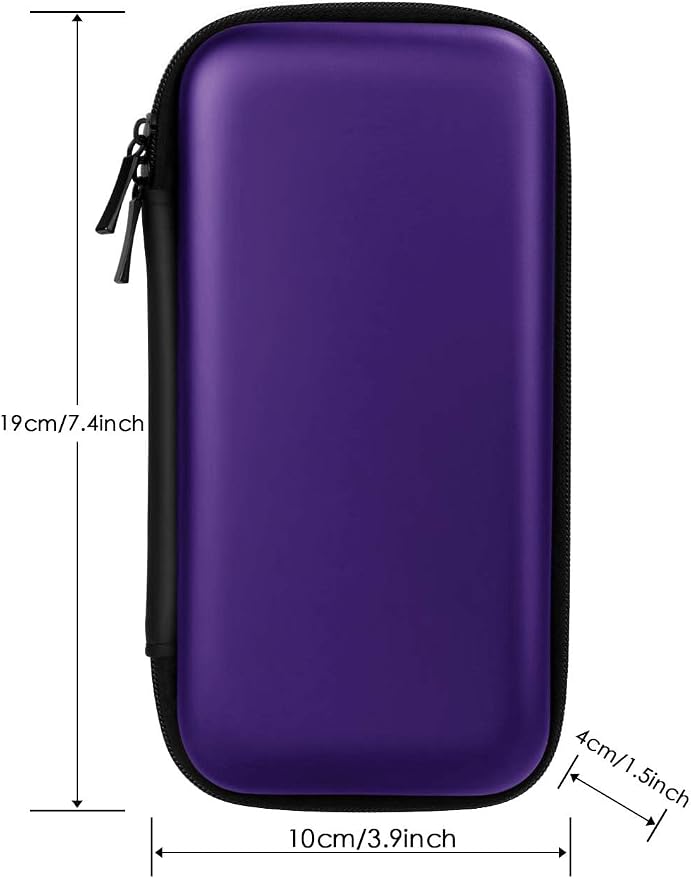iMangoo Travel Essential Electronics Organizer Charger Case Carrying Pouch | 6.5x3.2x1" Power Bank Tech Accessories Protective Storage Shockproof Portable Purse Men Women School Office Trips Must Have - Image 6