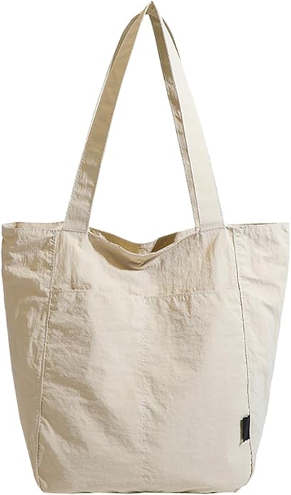 Barsine Tote Bag for Women Unisex Lightweight Nylon Totes Purses and Handbags Large Casual Shoulder Hobo for Travel Gym by Barsine