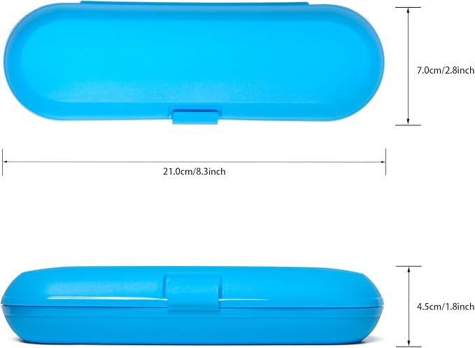 Electric Toothbrush Case Compatible with Oral B/Oral-B Pro/iO/Philips Sonicare/Demita/Bitvae and most other Brand Electric Toothbrushes on the market，Blue - Image 2