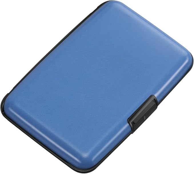 RFID Blocking Credit Card Protector Case Holder Wallet for Men Women | RFID Blocking Credit Card Protector Aluminum ID Case Hard Shell Business Card Holders Metal Wallet for Men or Women - Image 4