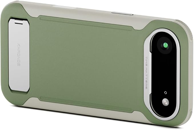 Tilta Khronos Lite Case Compatible with iPhone 17 Air - Light Green | Lightweight Protective Cage Design | Magnetic Mount for SSDs | Power Banks | Cooling Fans | Integrated Kickstand Support by Tilta