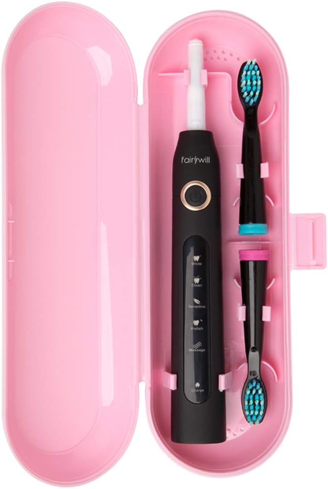 Plastic Electric Toothbrush Travel Case for Fairywill/TEETHEORY/Seago/Dnsly Series Sonic Electric Toothbrush, Pink - Image 5