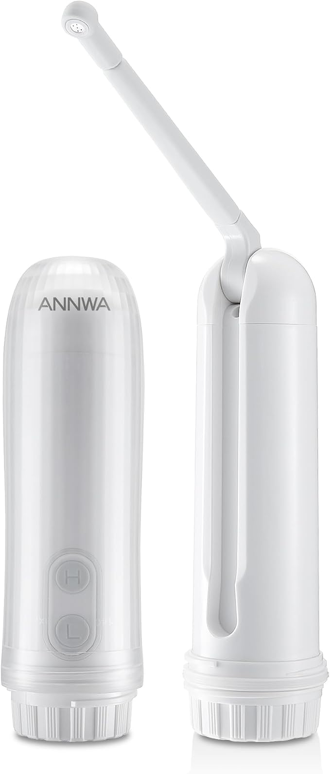 Portable Bidet for Travel 140mL Nozzle 180° Adjustment IPX6 Electric Handheld Bidet for Personal Hygiene Cleaning, Baby Wash, Postnatal Care, Perineal & Hemorrhoid Treatment(AM-US-NHJ001E) by ANNWA