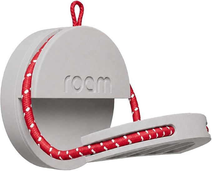 ROAM SMART TRACKER Bluetooth Item Locator: iOS & Android Compatible | Waterproof Tracker for Keys, Luggage, Kid & Pet Gear, Built-in Elastic Strap, No Extra App or Fees, Fast Setup, 1-Pack by RoamSmartTracker