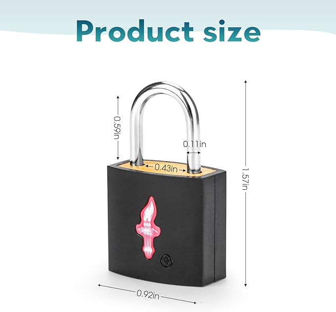TSA Luggage Locks 4-Pack 4 Colors – Keyed Alike TSA Approved for Family | 4 Colors for Family | Keyed Alike | 2 Keys/Lock | Safe Skies TSA Approved | 90-Day Warranty - Image 2