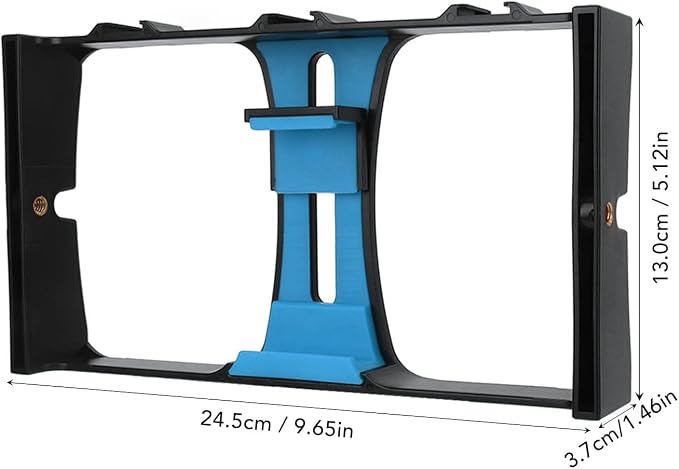 aqxreight Portable Handheld Smartphone Video Stabilizer Rig for Livestreaming and Vlog Use (Blue) - Image 5