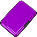 RFID Aluminum Wallet Credit Card Protector Case Holder for Men Women | Mini RFID Aluminum Wallet Credit Cards Holder Business Card Case Metal ID Case for Men Women by ELFISH