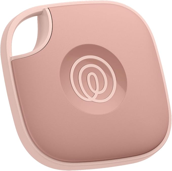 Life360 Tile - Bluetooth Tracker, Keys Finder and Item Locator for Keys, Bags and More. Phone Finder. Both iOS and Android Compatible. 1-Pack (Blush) by Life360