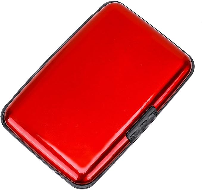 RFID Blocking Credit Card Protector Case Holder Wallet for Men Women | RFID Blocking Credit Card Protector Aluminum ID Case Hard Shell Business Card Holders Metal Wallet for Men or Women - Image 4