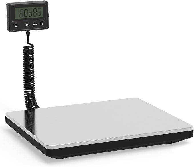 Shipping Scale 440lb, Digital Postal Scale with Hold and Tare Funtion | Postage Scale for Packages Luggage Post Office Warehouse, Battery and Tape-c Power by Maxusprecisionscale