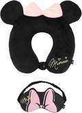 Bioworld Disney Minnie Mouse-Inspired 3-Piece Neck Pillow Eye Mask Set by Bioworld