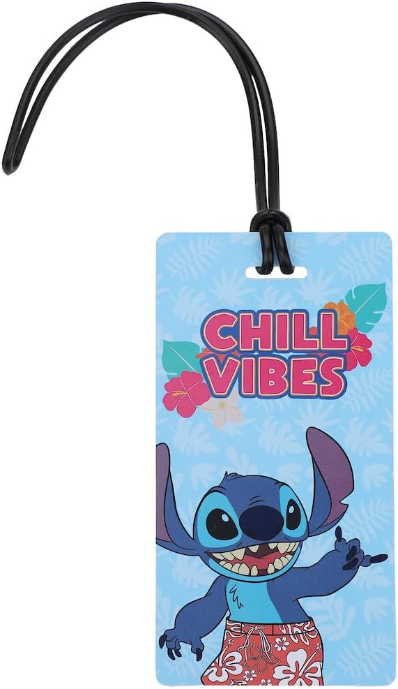 Lilo & Stitch kids Travel Set with Neck Pillow, Eye Mask, and Luggage Tag - Comfort and Style for Young Travelers! - Image 4
