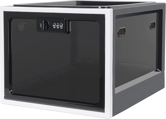 Lalifebuss Medicine Lock Box, Medication Lockable Container for Refrigerator Food Safe Locking Box Tablet Phone Locked Box for Kitchen Home School and Office Safety - Image 6