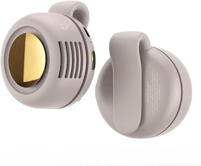 Portable Clip-On Fan for Stroller, Desk & Outdoor Use – USB Rechargeable, 3-Speed Bladeless Design, Ultra Quiet, 360° Rotation – Perfect for Sports, Travel, Camping, Office | White by Unknown
