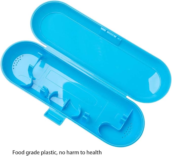 Nincha Plastic Electric Toothbrush Travel Case for Fairywill/TEETHEORY/Seago/Dnsly Series Sonic Electric Toothbrush, Blue - Image 2